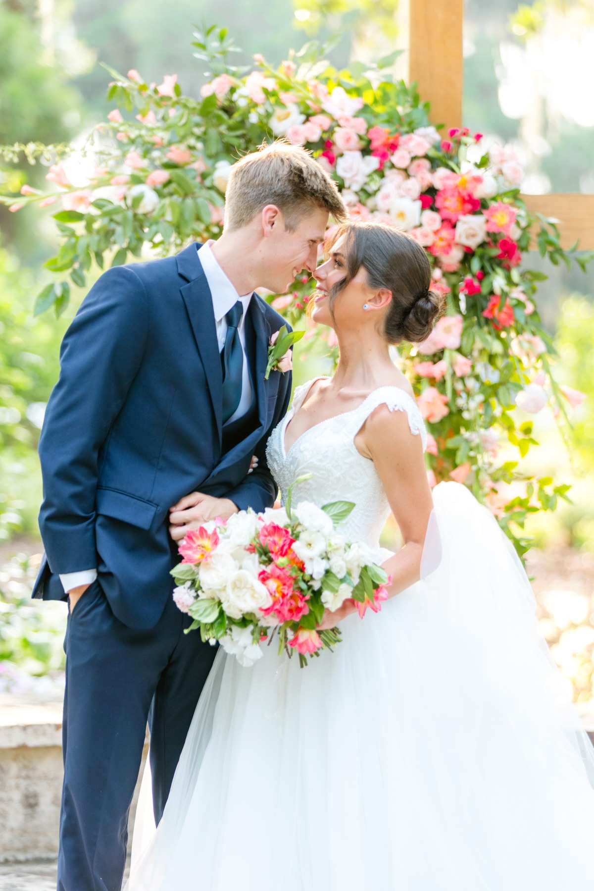 pink garden wedding ideas