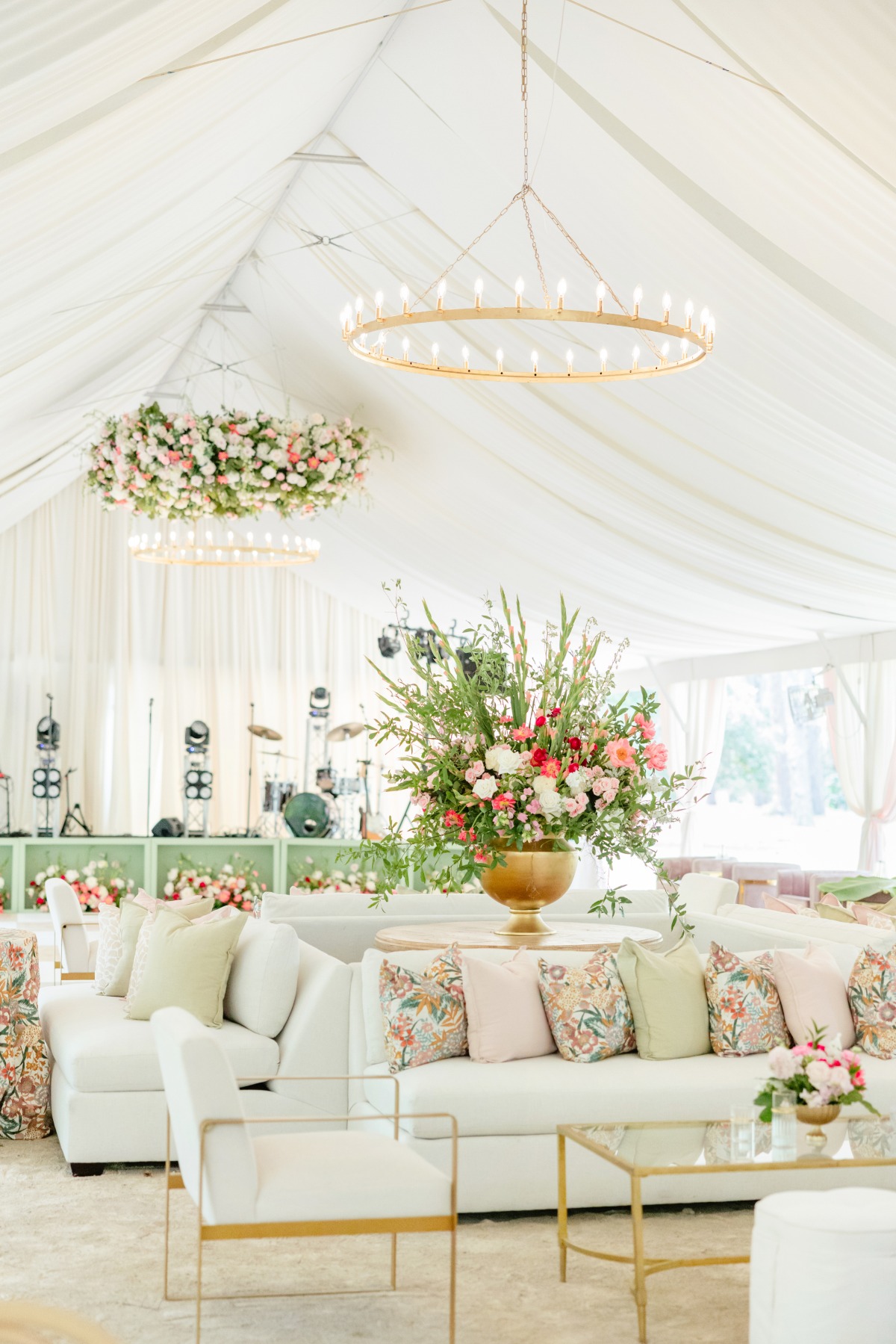 tented wedding reception