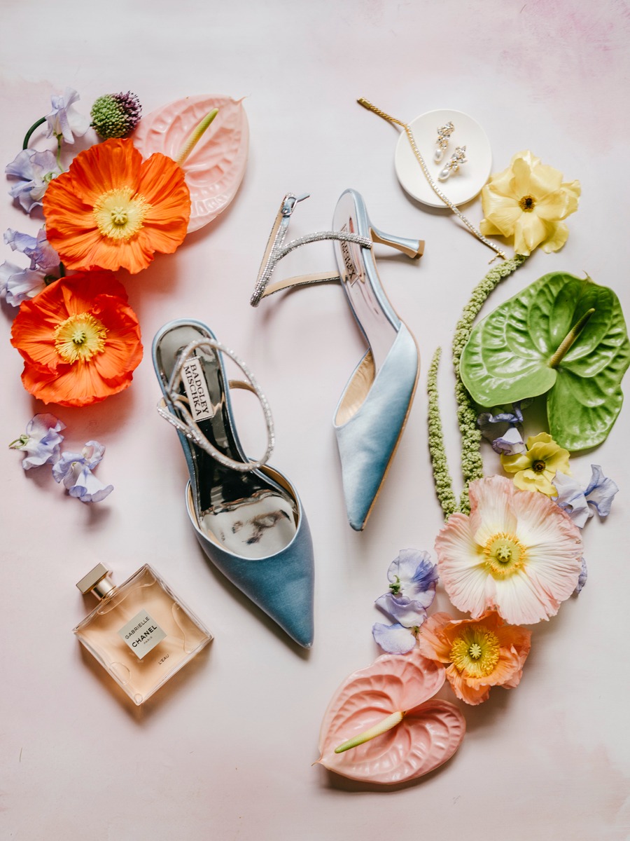 something blue bridal shoes