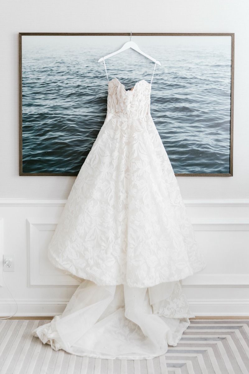 lace ballgown wedding dress