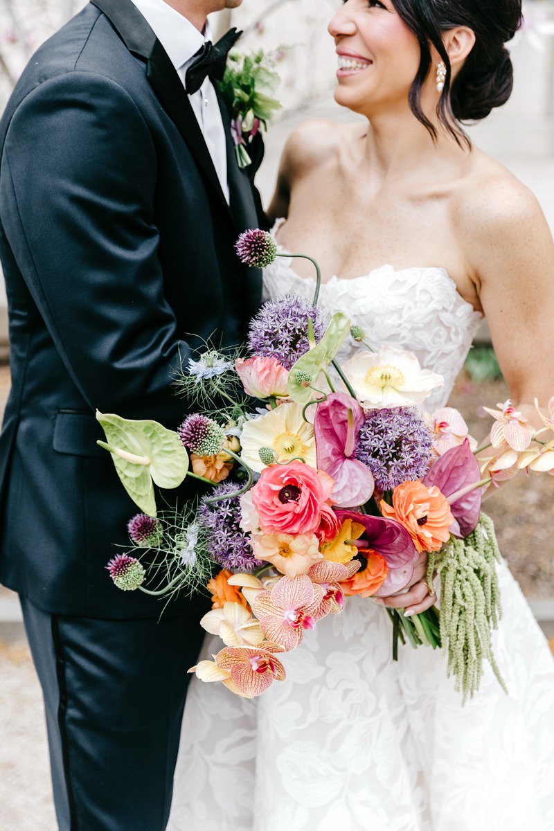 groom in navy blue tuxedo