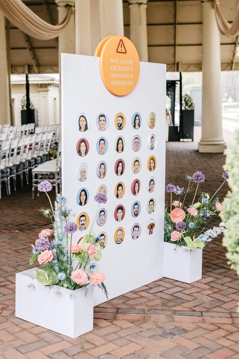 custom portrait escort display