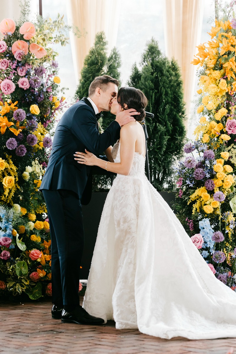 colorful wedding ceremony ideas
