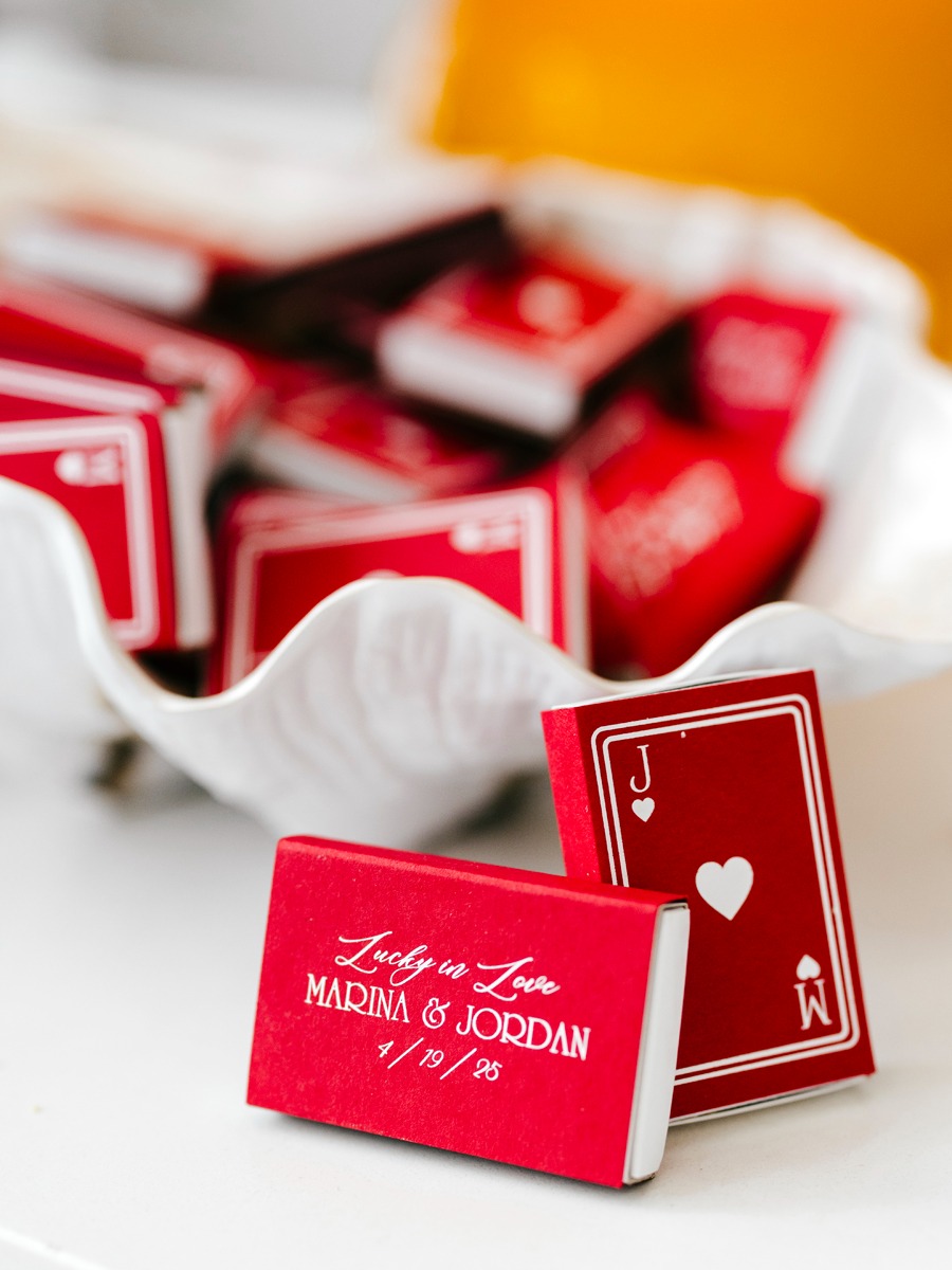 custom matchboxes for wedding
