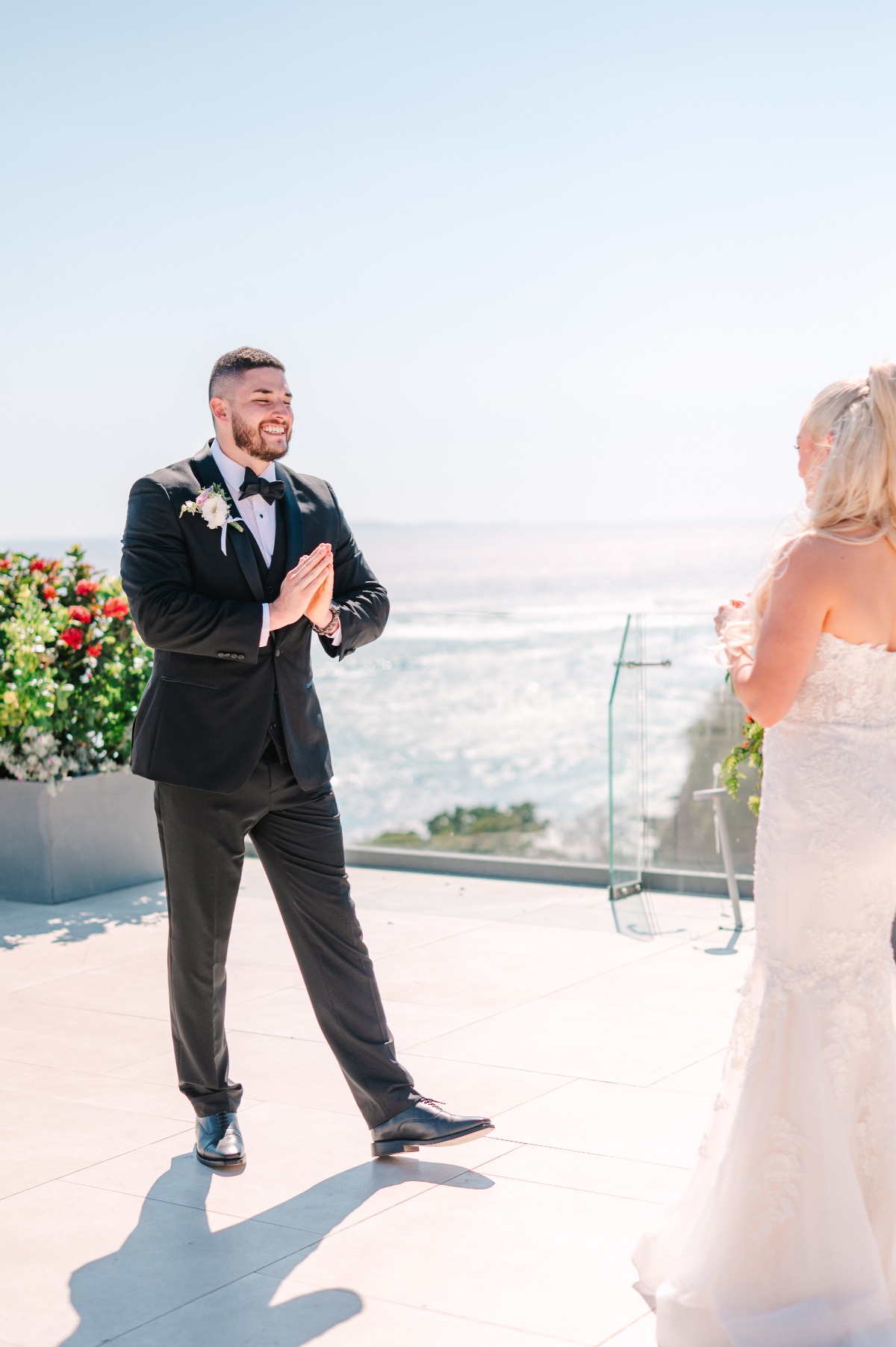 dripping boutonniere