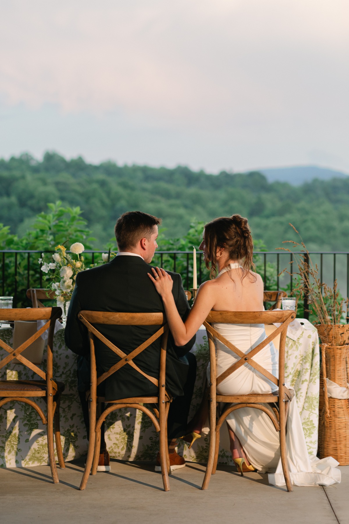 rustic elegance for wedding reception
