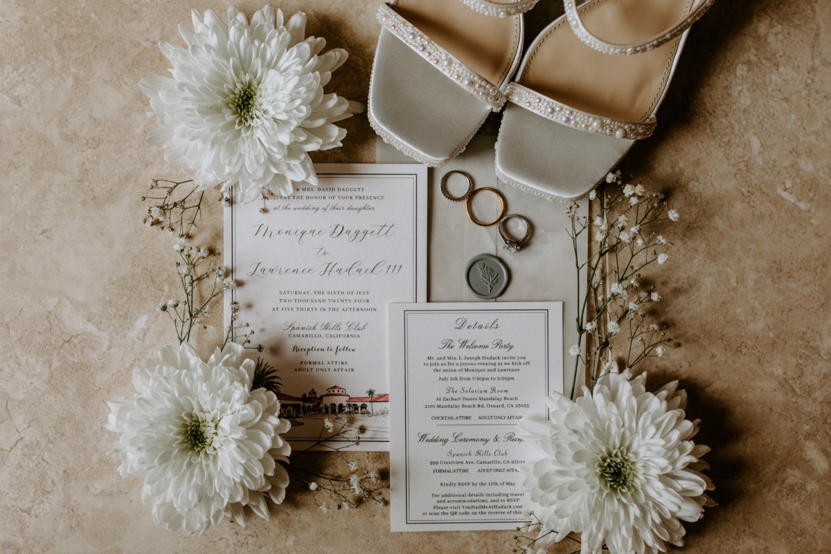 simple ivory wedding invitations
