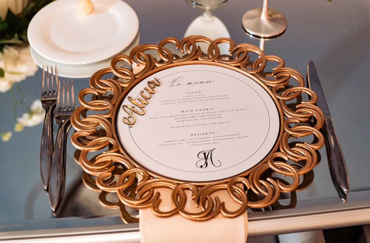 laser cut names for seating assignments
