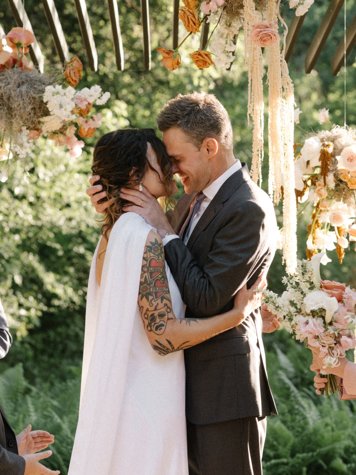 effortlessly chic bridal look