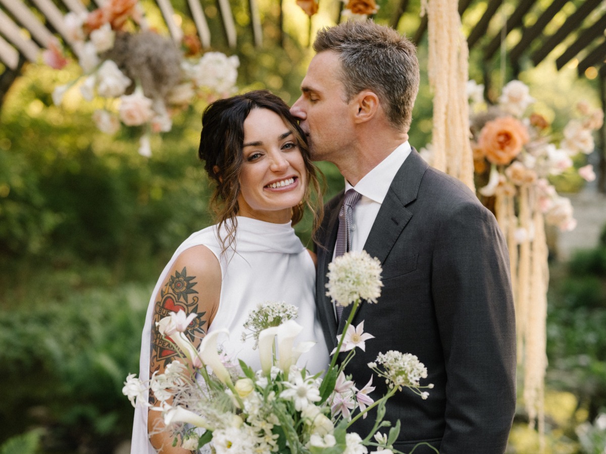 column wedding dress