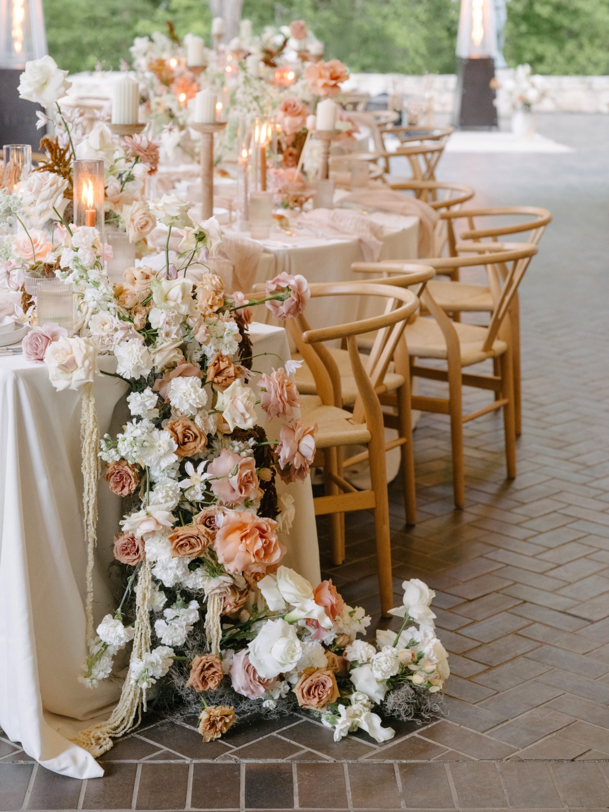 outdoor wedding reception ideas