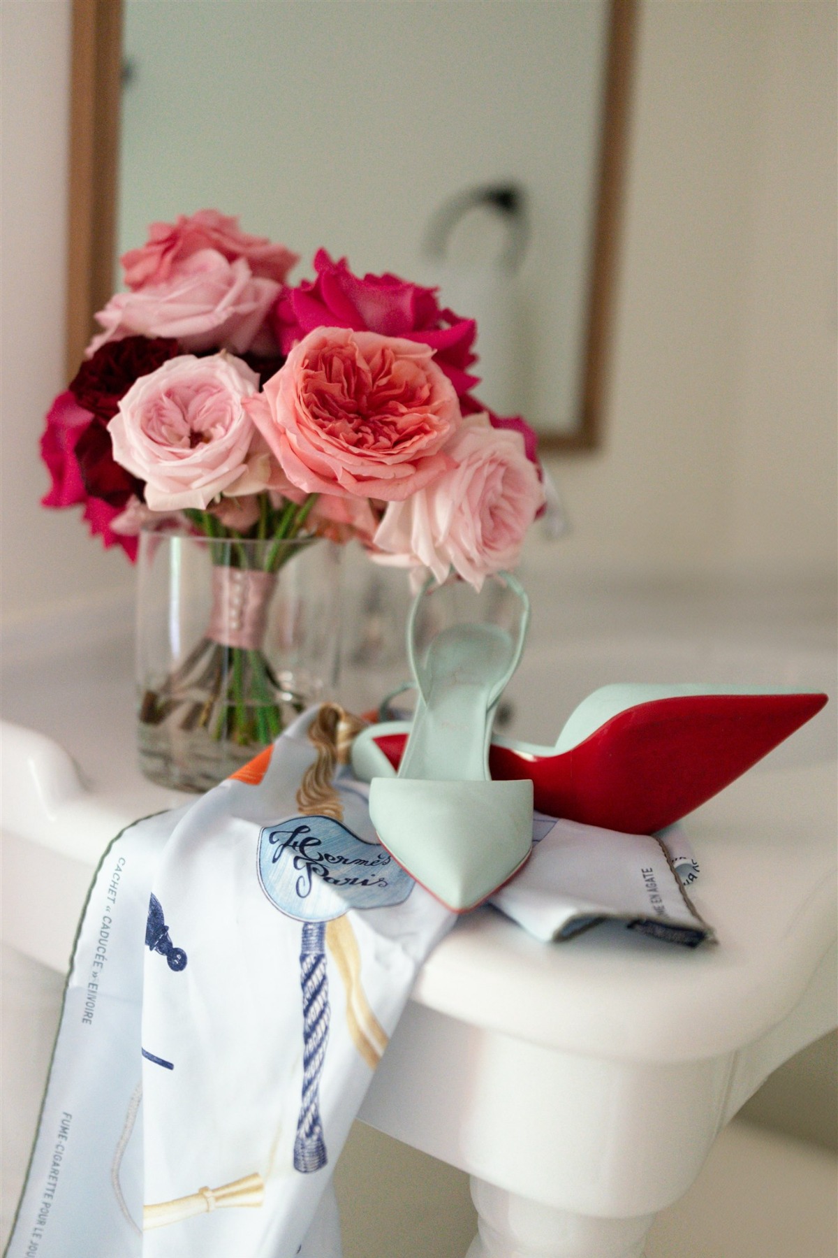 Louboutin wedding shoes