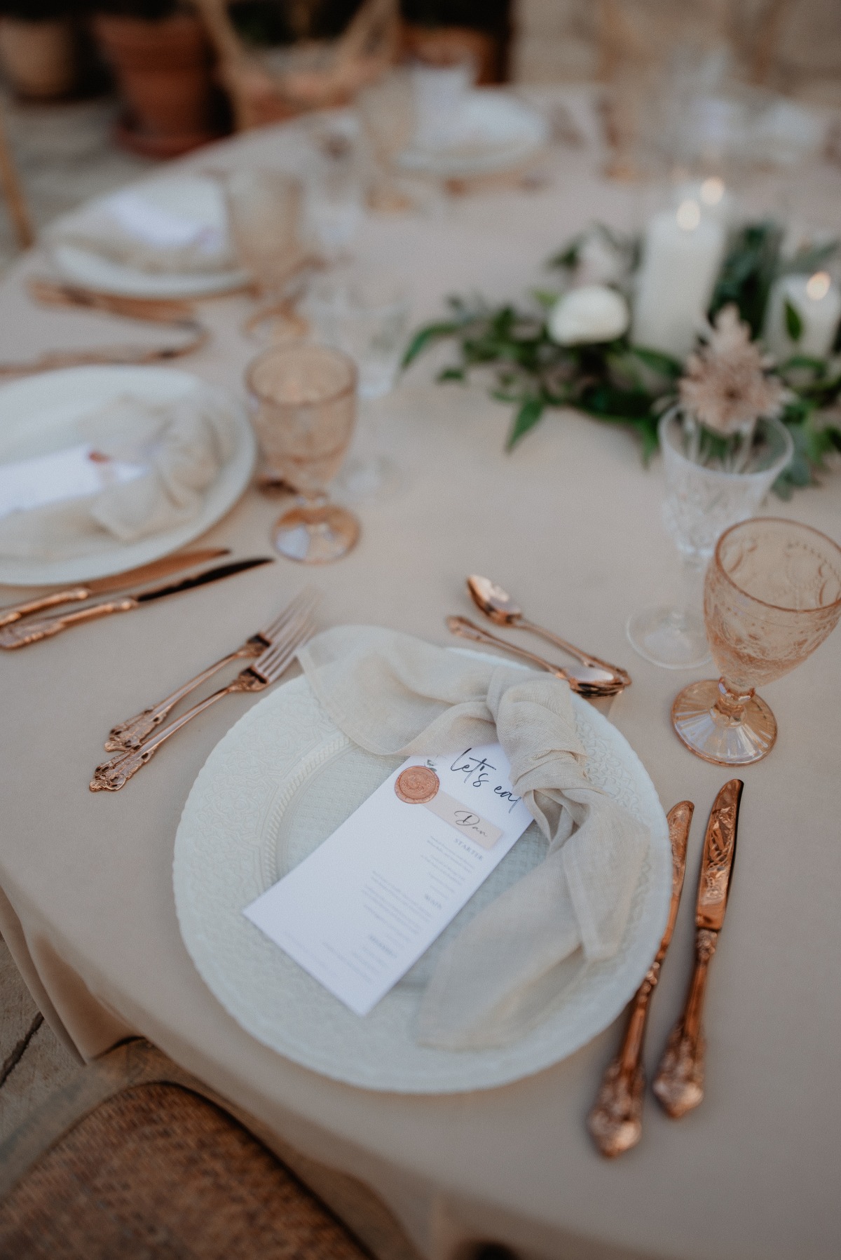 blush and sage wedding ideas