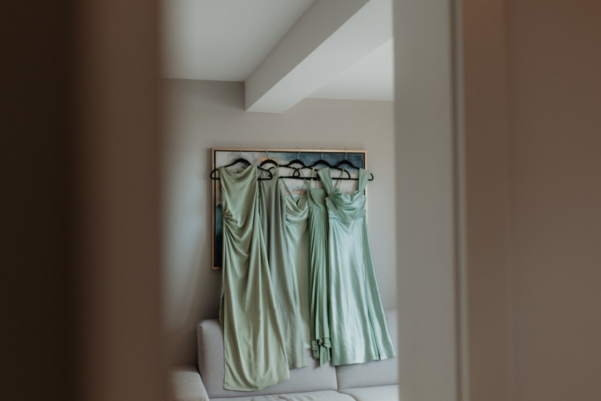 sage bridesmaid dresses mix and match