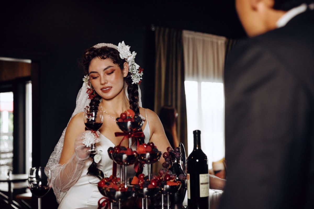 berry champagne tower ideas