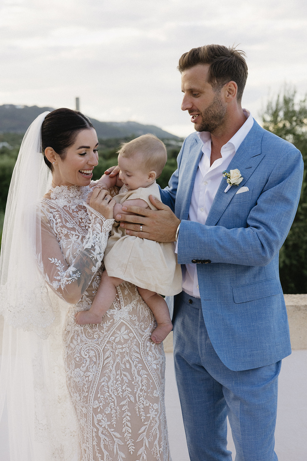 galia lahav remi bride with baby