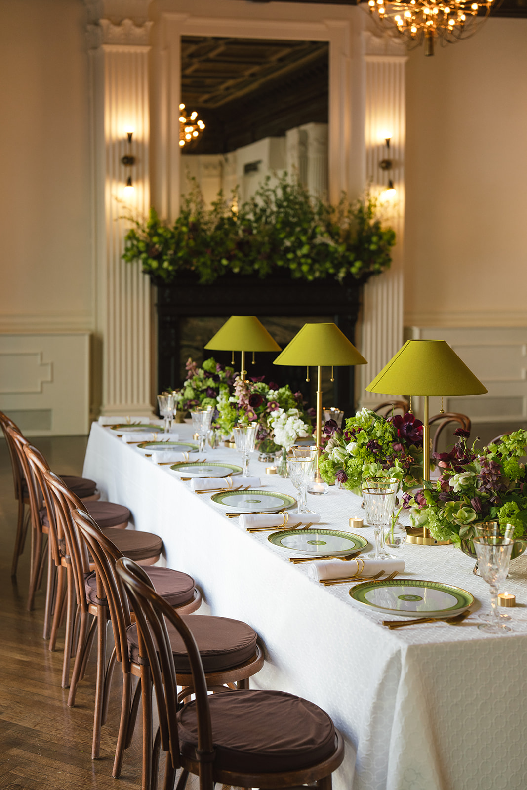green and plum wedding ideas