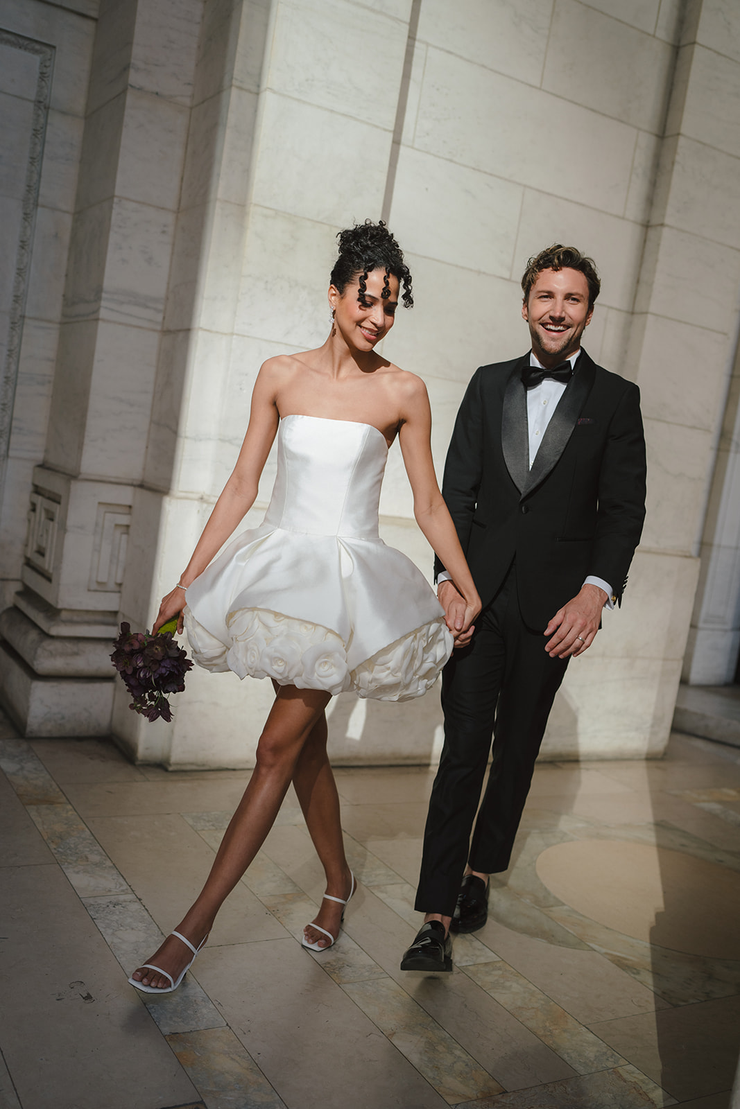 bridal mini dress