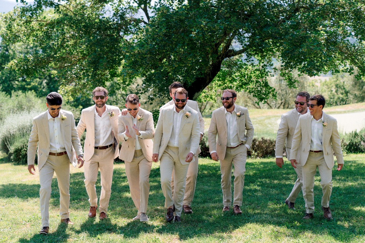 khaki suits
