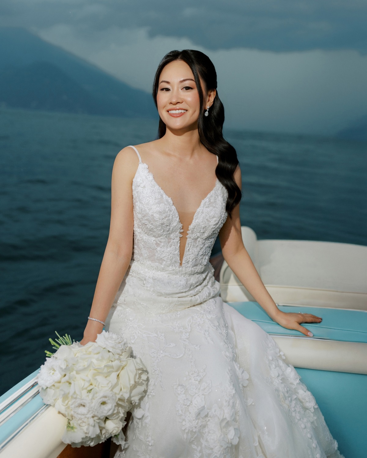 stormy bridal portraits