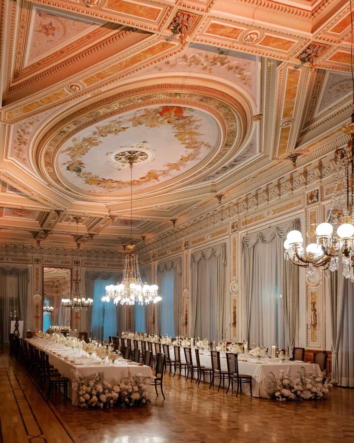 grand villa wedding reception