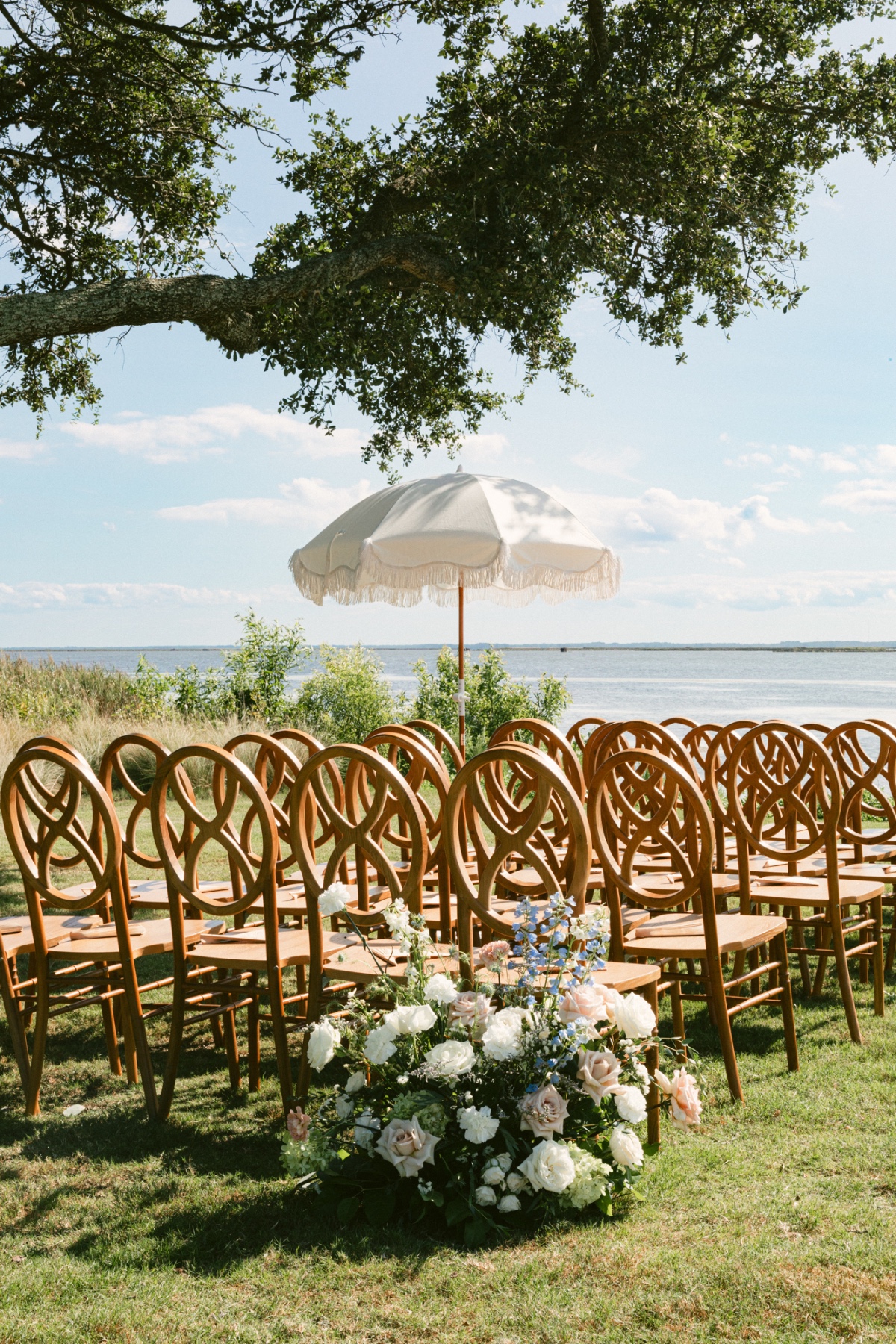 sun umbrellas with fringe