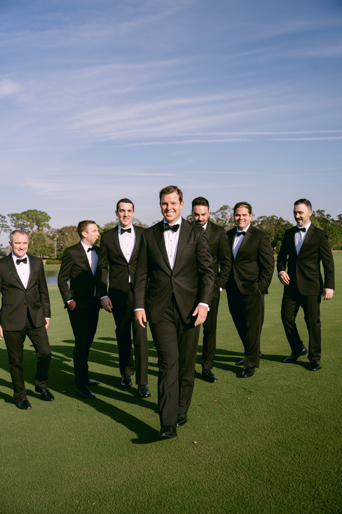black tie outdoor wedding