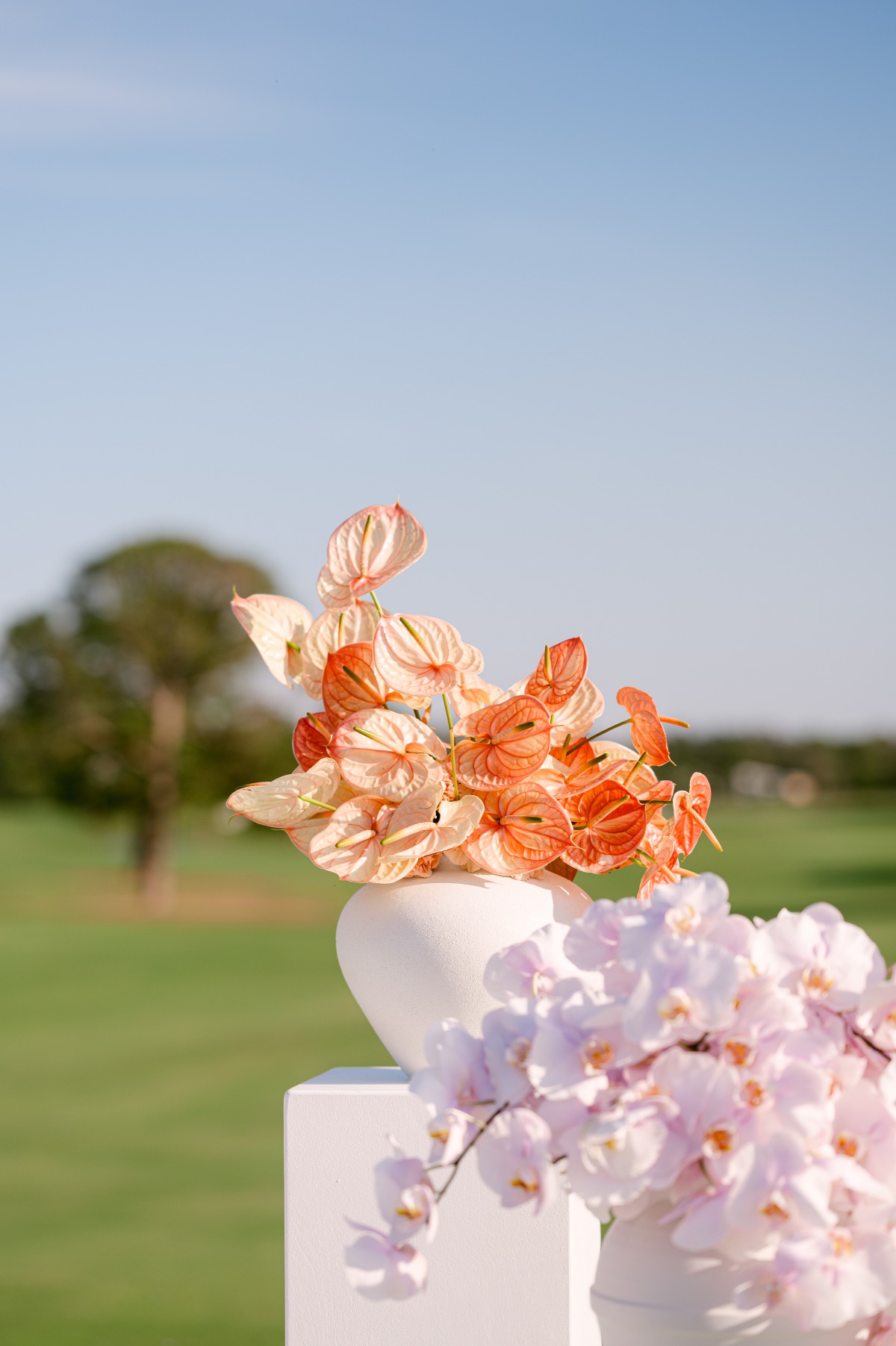 pastel wedding flowers