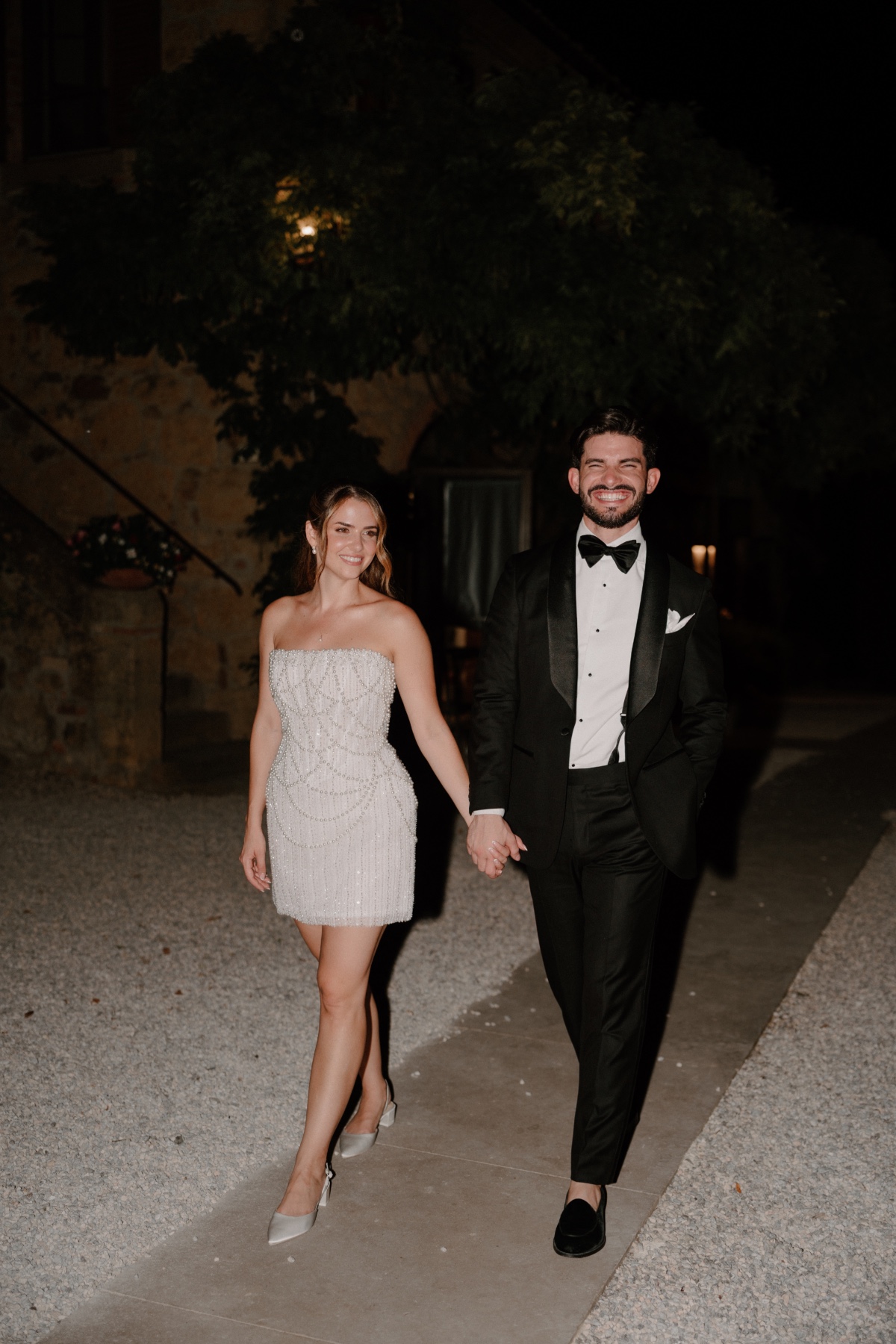 beaded mini dress for wedding reception