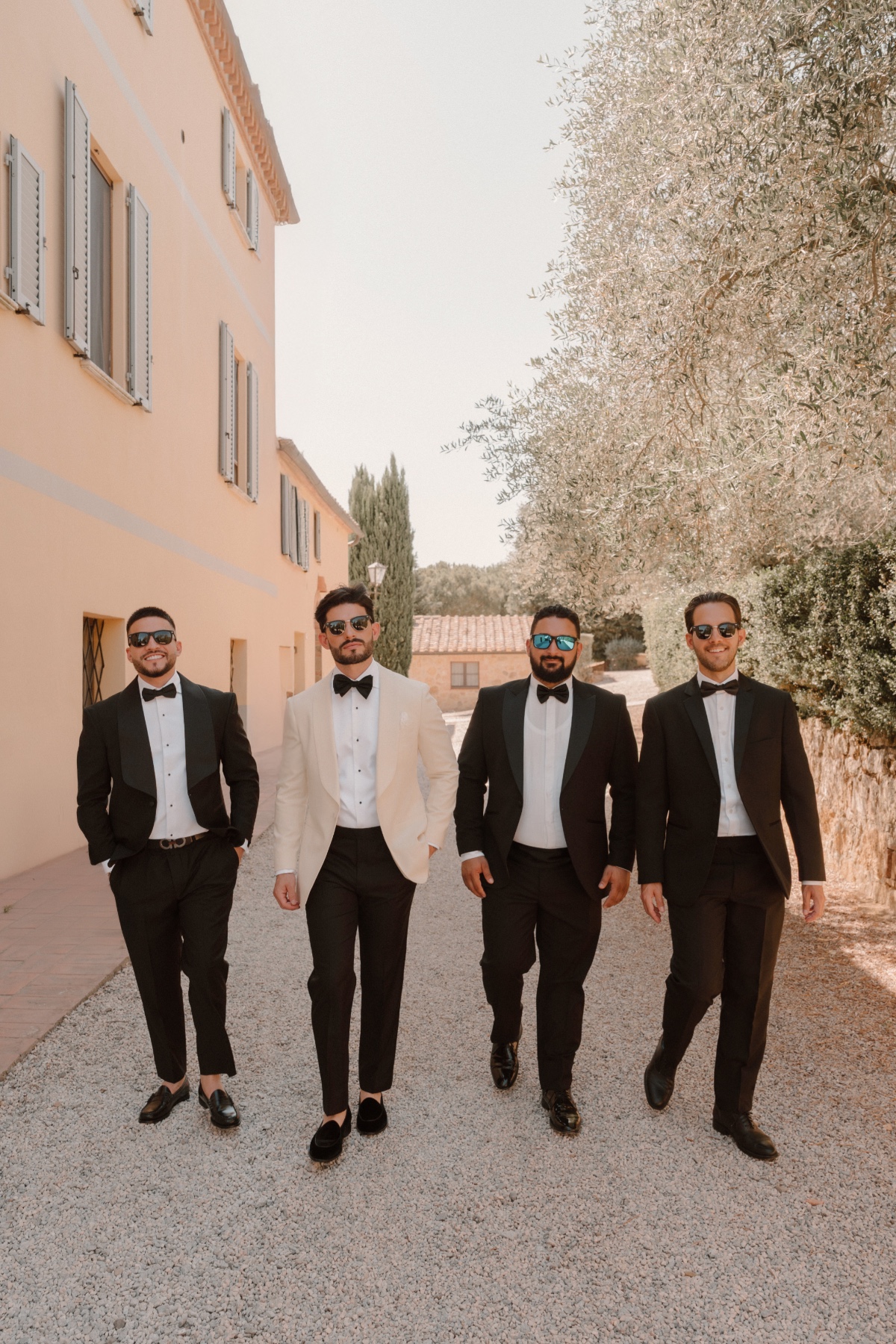 groomsmen looks for black tie wedding