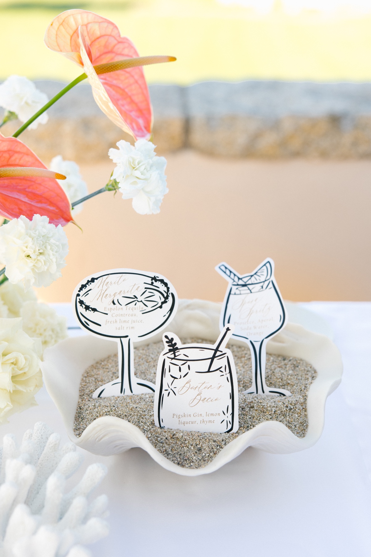 cool bar sign ideas for beach wedding