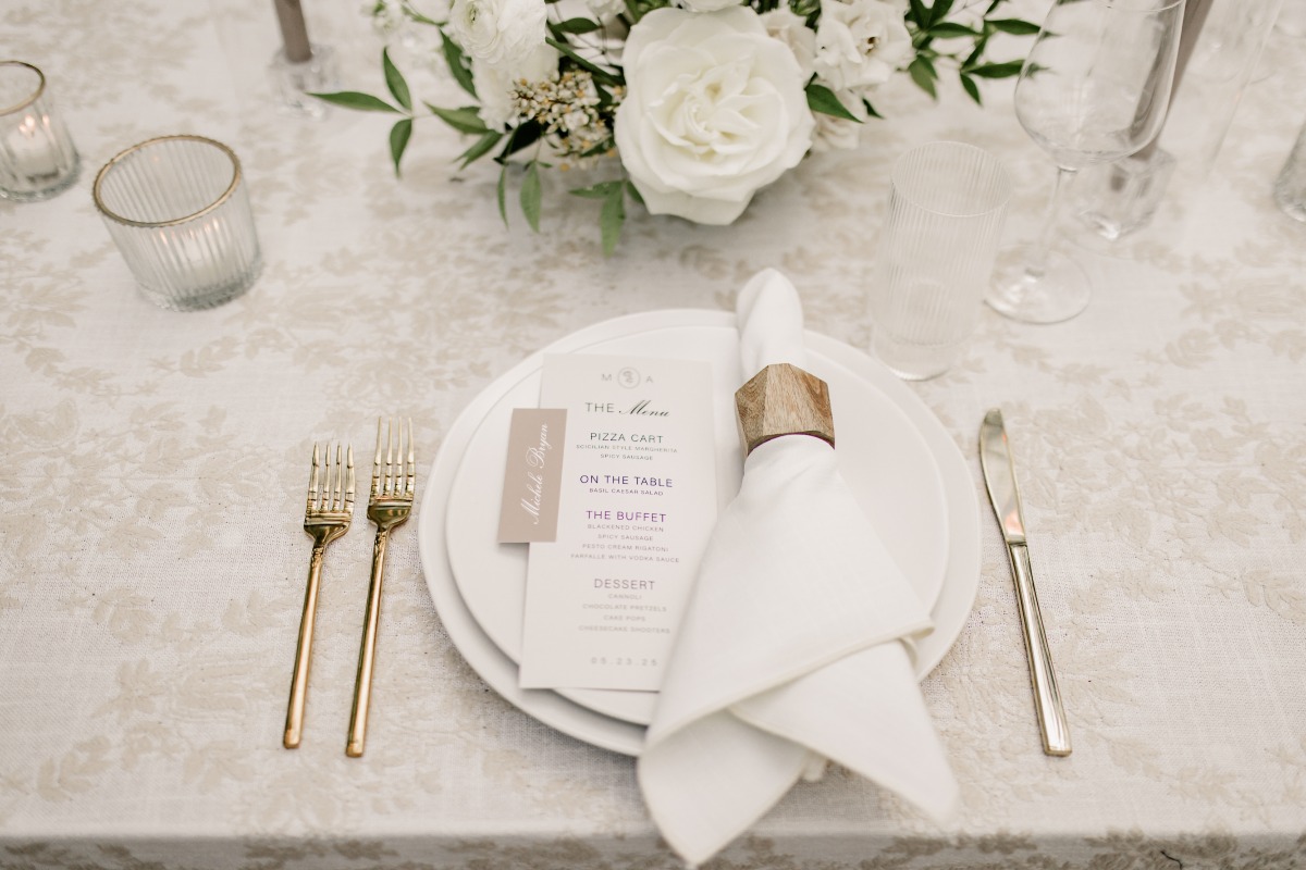 simple wedding tablescape ideas