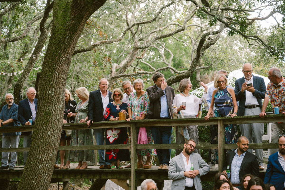 unique outdoor ceremony setup