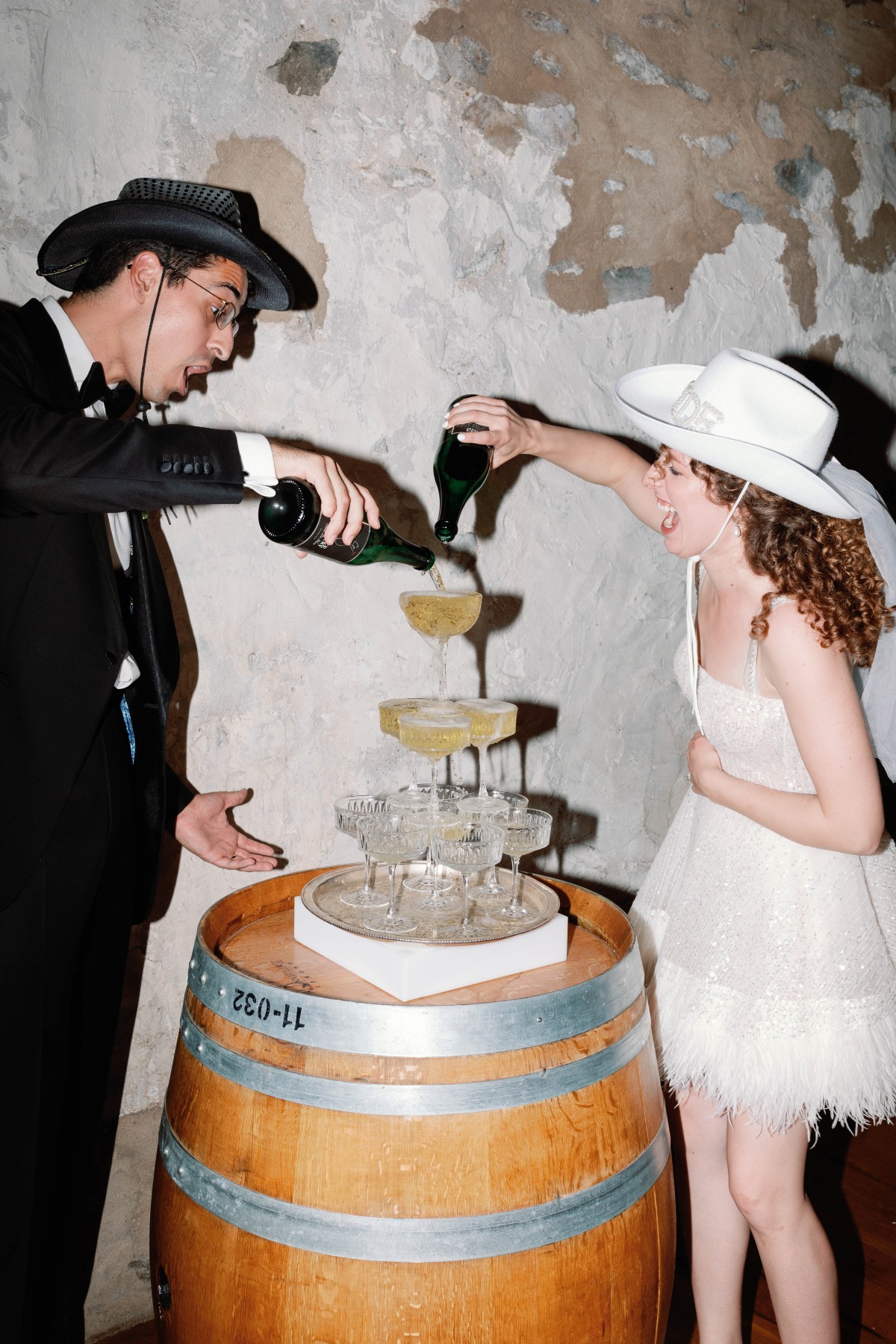 champagne tower ideas for wedding