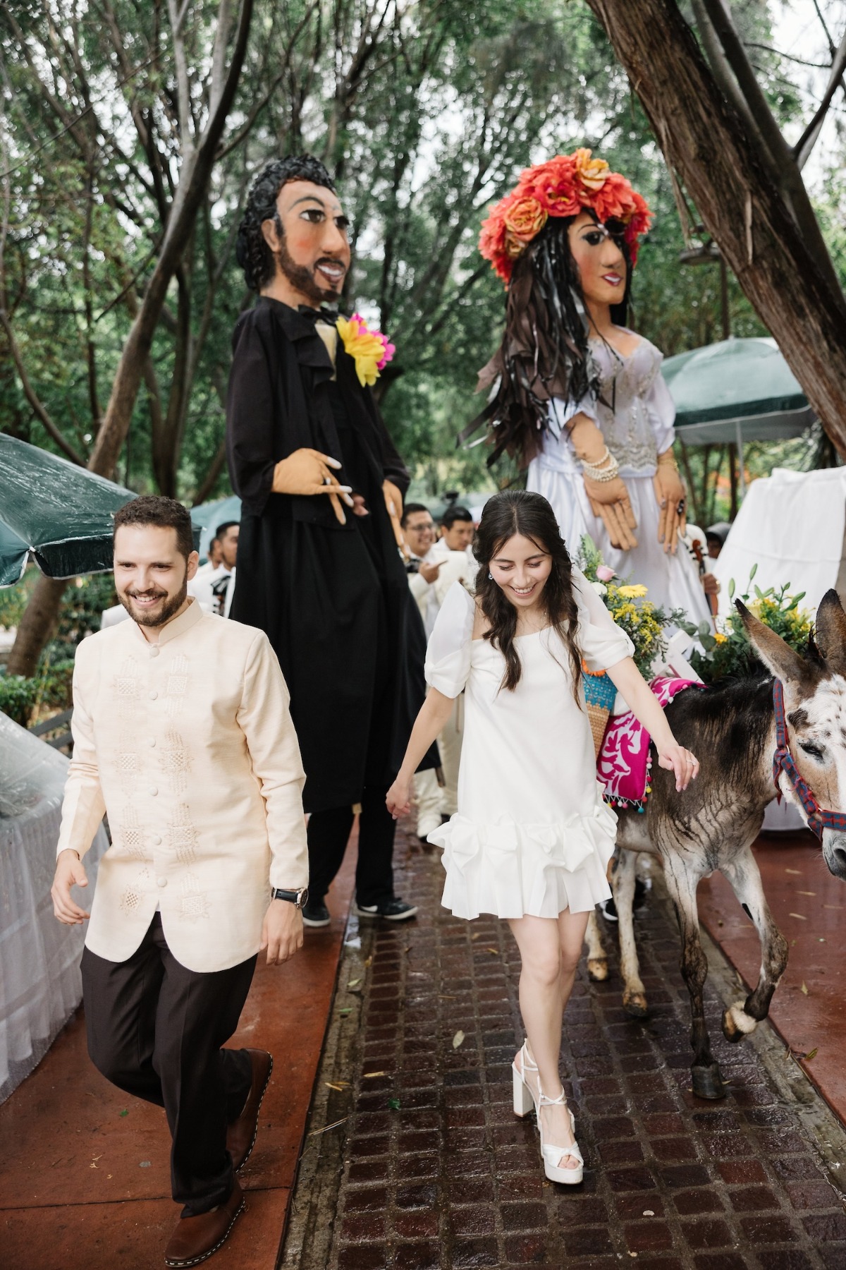 custom wedding puppets in san miguel de allende