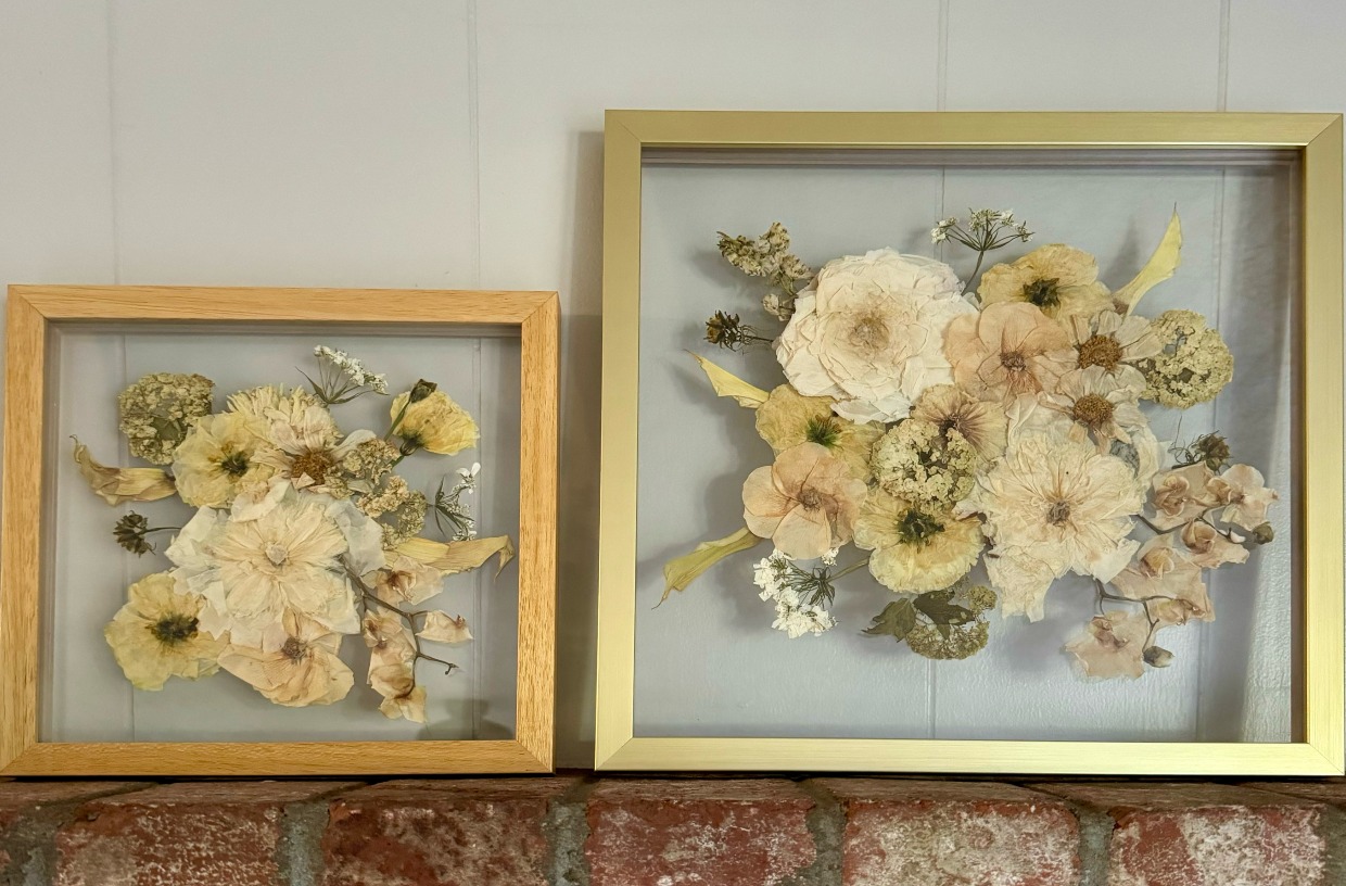 how to display my dried bridal bouquet for keeps florals