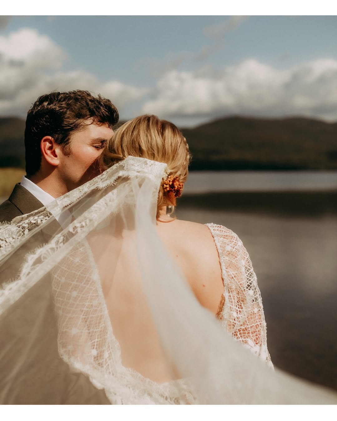 fall wedding at mountain top resort