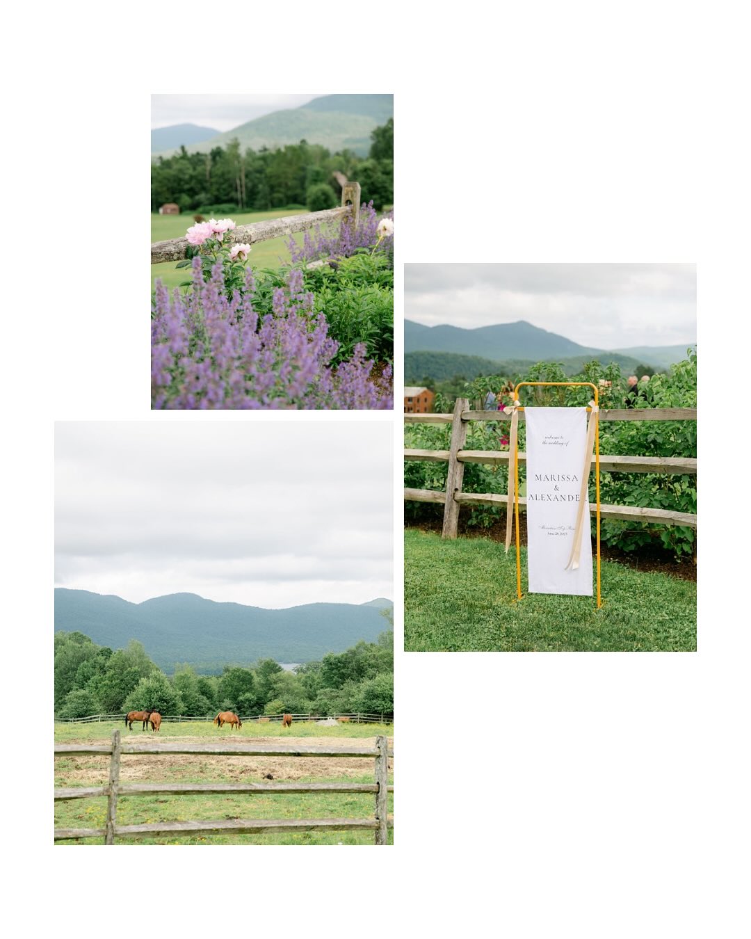 spring wedding in vermont at mountain top resort