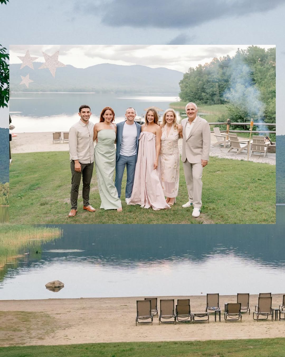 summer wedding at mountain top resort