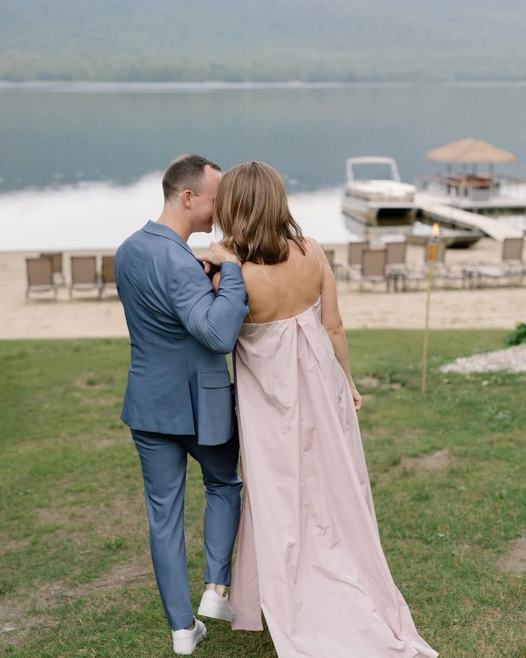 summer wedding in vermont at mountain top resort