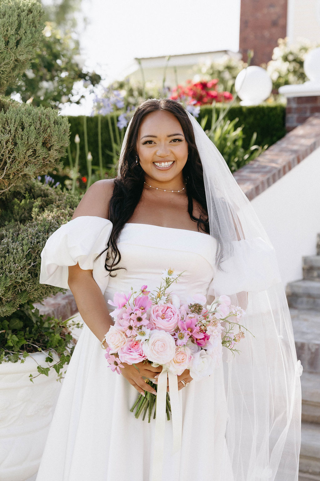 faux floral bridal bouquet