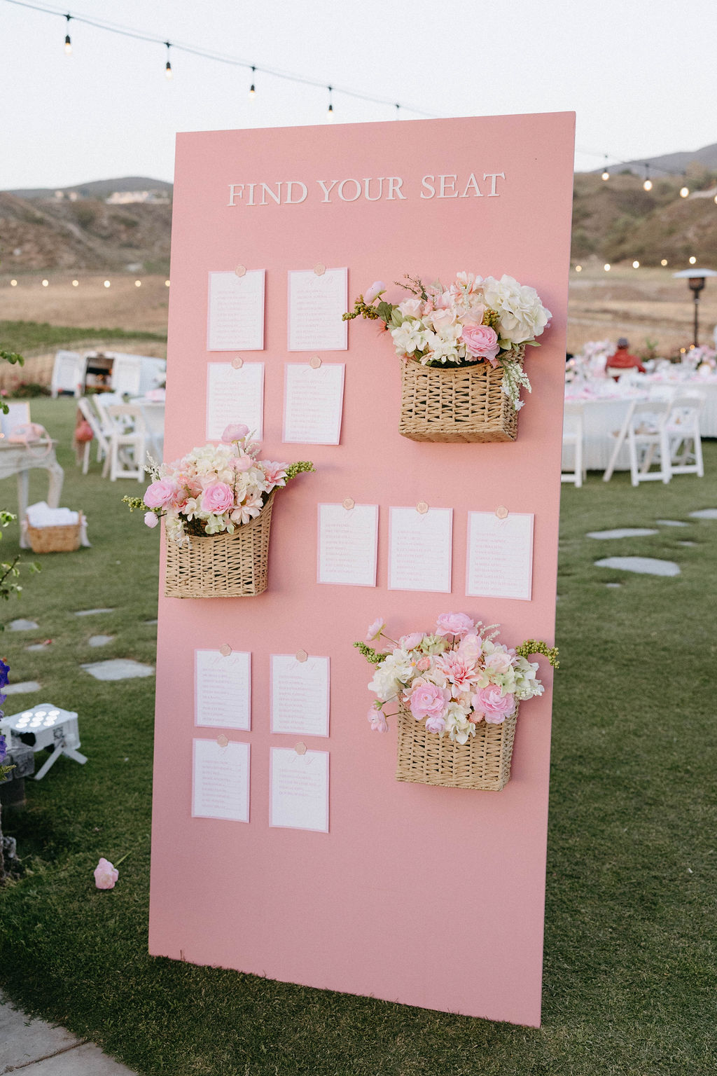 simple diy escort display ideas for wedding