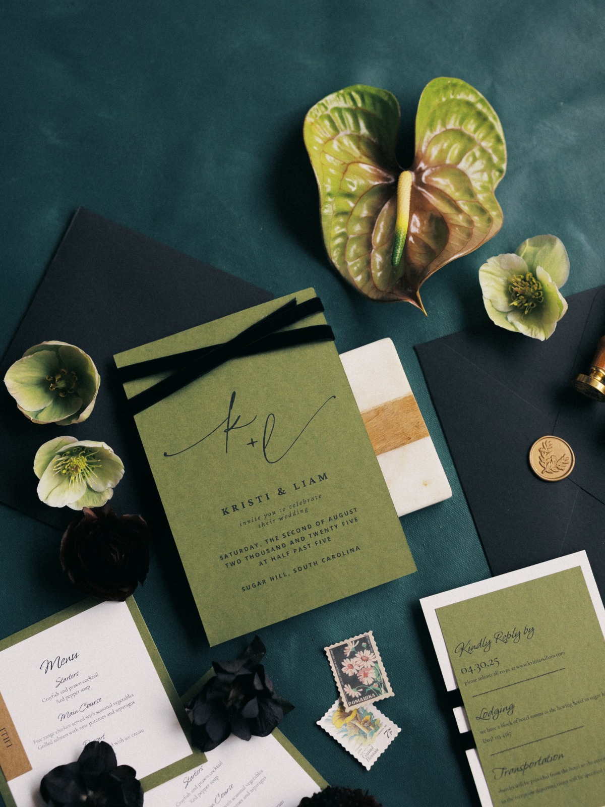 green wedding ideas