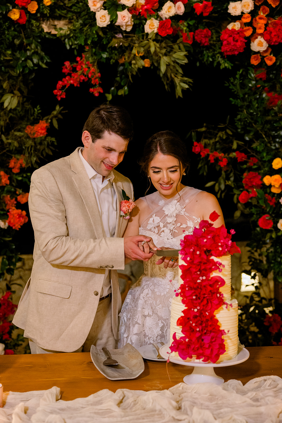bougainvillea wedding cake ideas