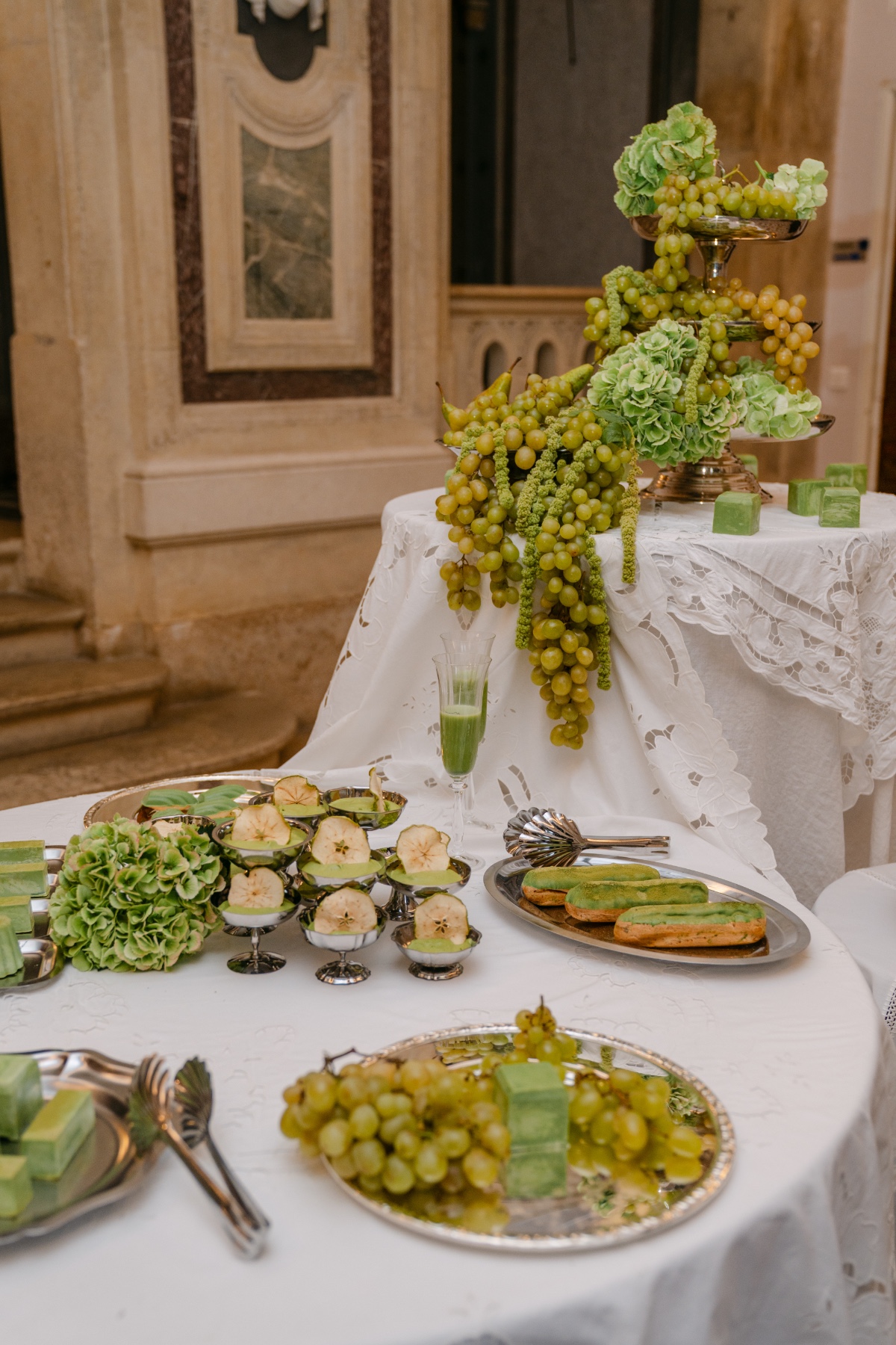 green dessert table ideas