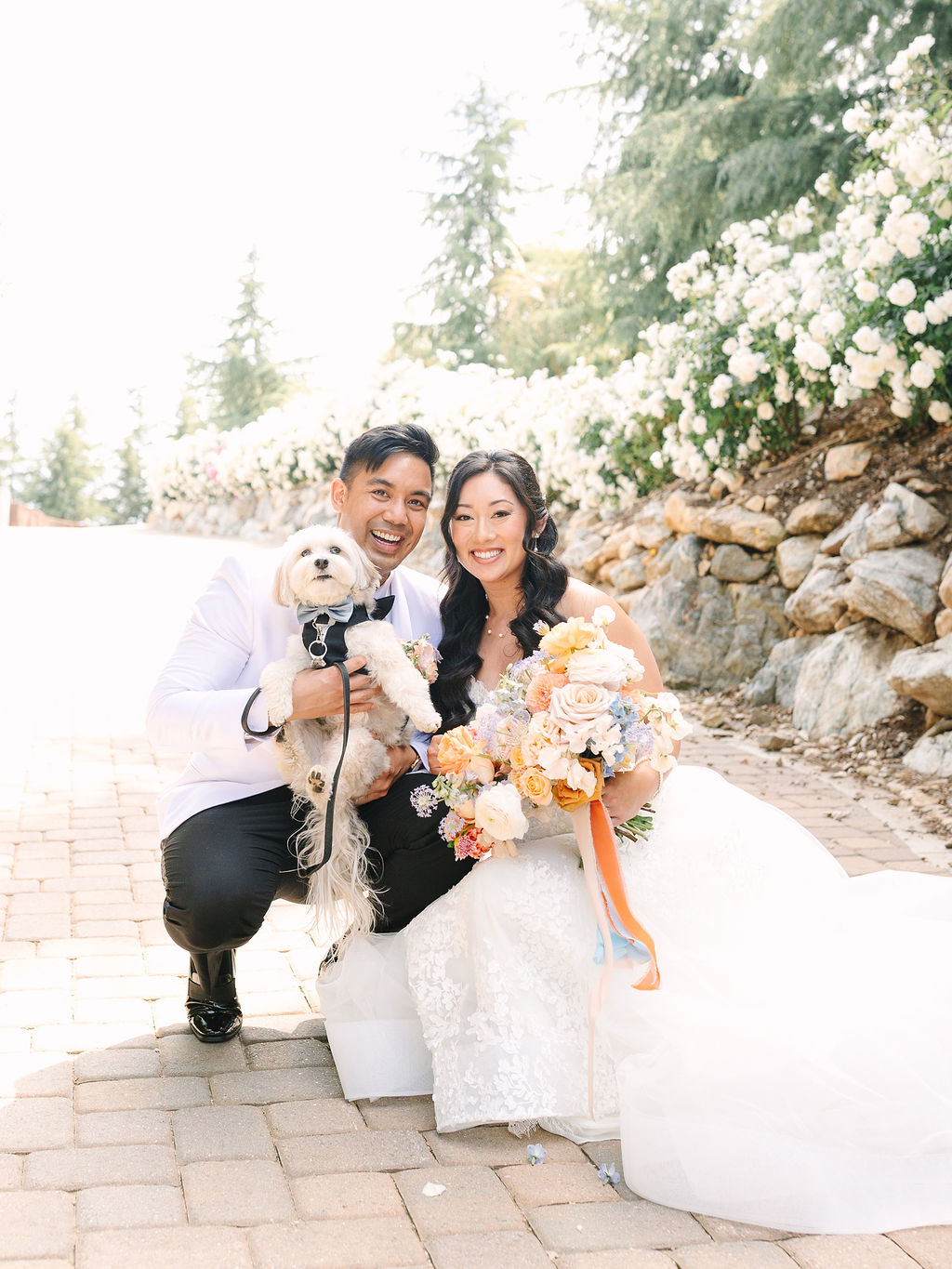 pastel garden-inspired wedding