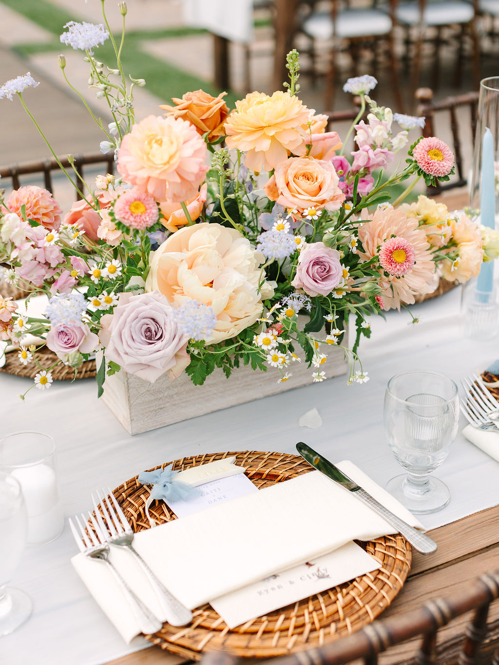 window box centerpieces