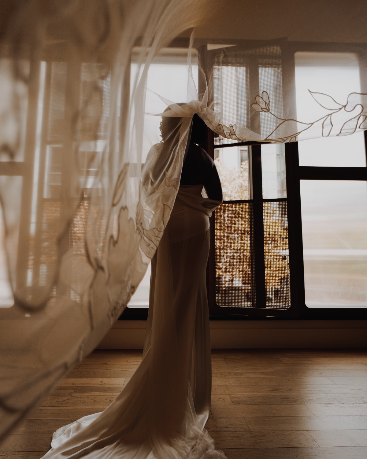 cool veil portrait ideas for brides
