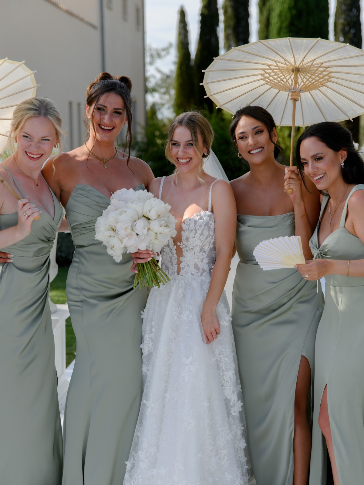 sage bridesmaid dresses