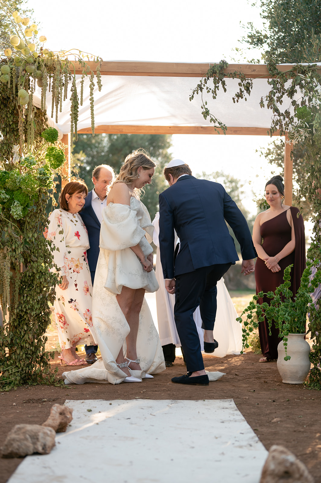 Jewish wedding ceremony
